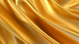 c4d金色鎏金流动波纹酸性风格海报背景 