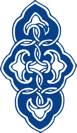 古代青花瓷图案花纹中国风图案祥云纹理传统图腾PNG免扣素材