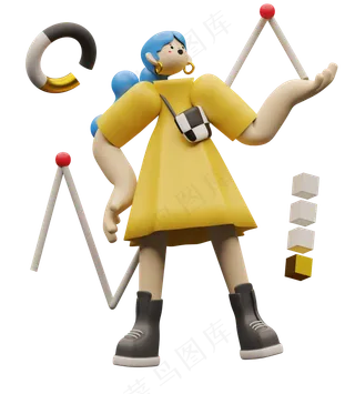 2.5d2人物立体免扣元素