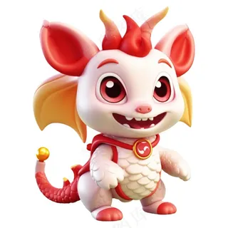 可爱龙3D形象