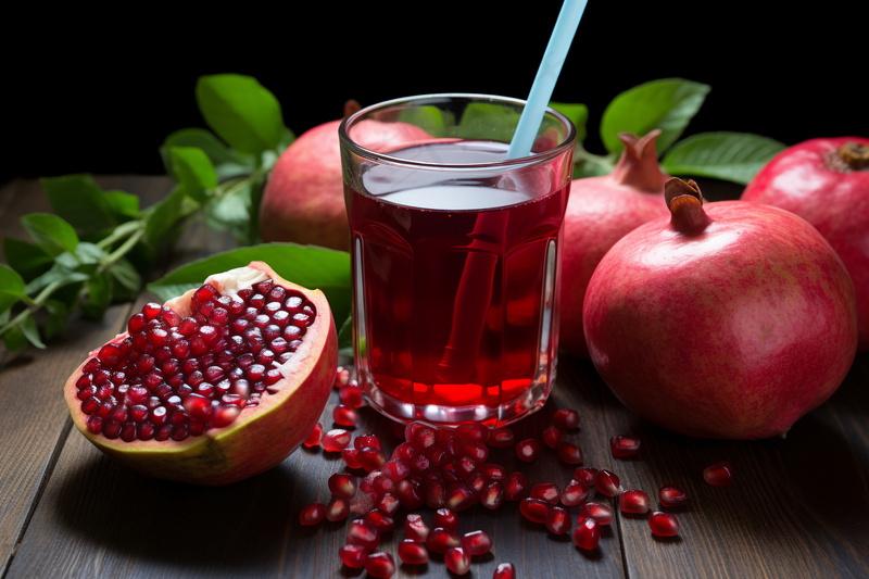 新鲜石榴汁饮品