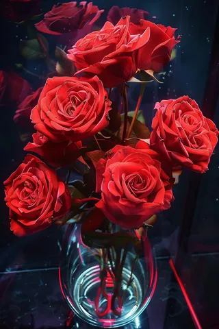 玫瑰花鲜花花朵摄影图