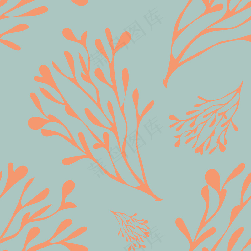 植物森系底纹