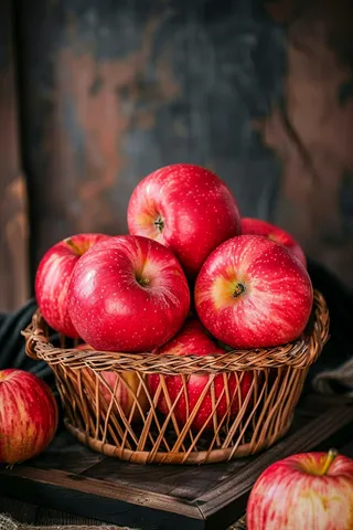 红苹果水果摄影图