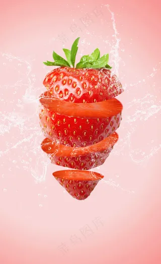 草莓海报效果图