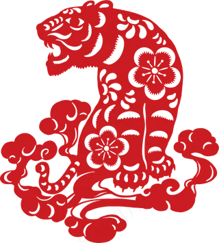 纸老虎免扣png素材