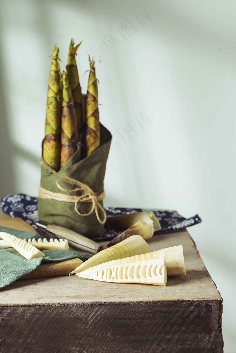 新鲜竹笋时令食材