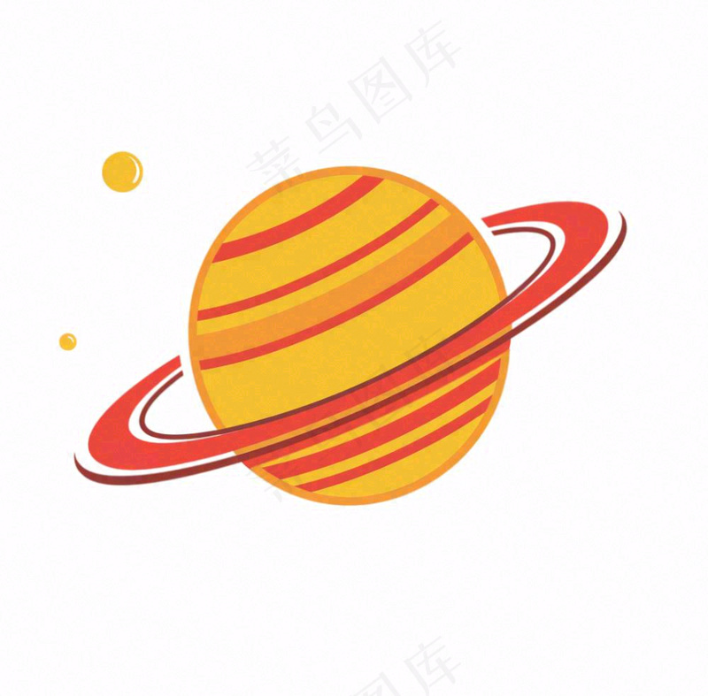 宇宙星球太阳系银河卡通插画免抠(1040x1024)