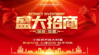 盛大招商海报
