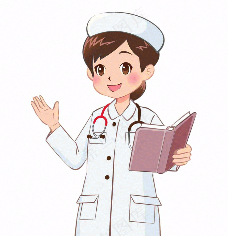 医生医疗医务工作者人物卡通插画免抠