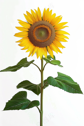 向日葵向阳鲜花摄影图