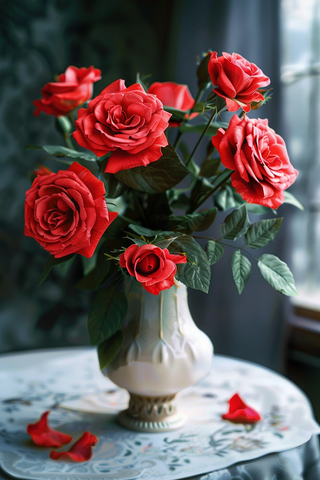 玫瑰花鲜花花朵摄影图