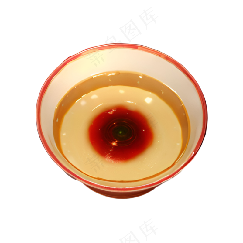 一碗甜水 手绘 糖水 免抠 素材