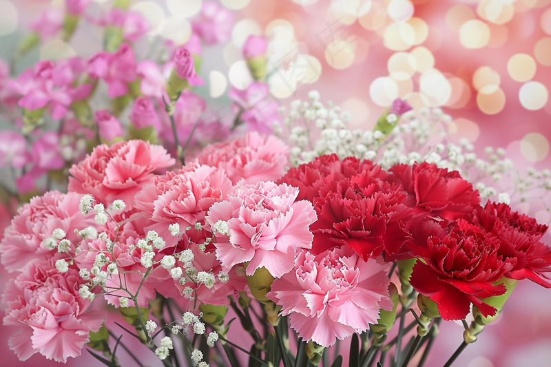 康乃馨鲜花花束摄影图
(4032x2688)