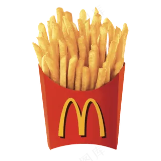 免抠麦当劳标志薯条