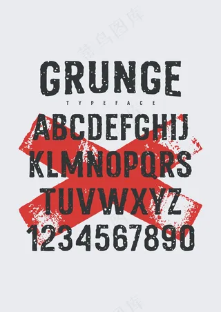 涂鸦喷溅飞溅 艺术英文字体