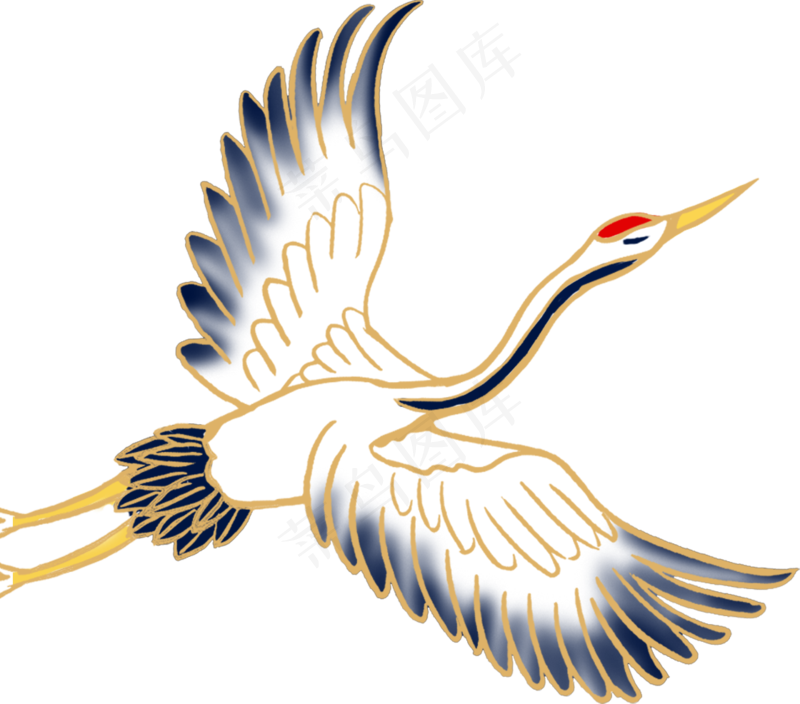 仙鹤png免扣素材2