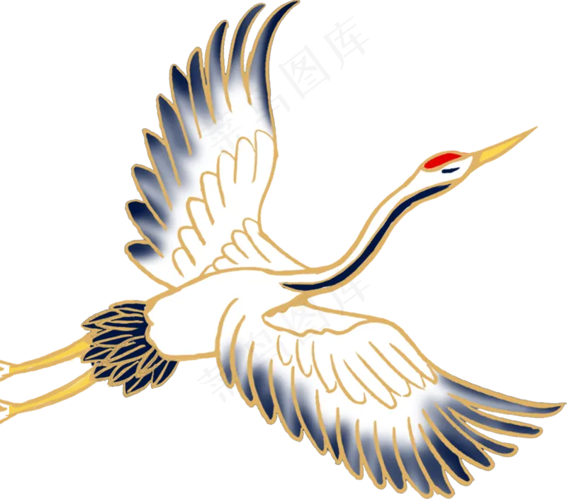 仙鹤png免扣素材2psd模版下载