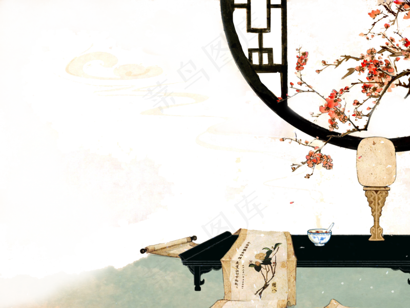 清新花朵背景196免扣图片
