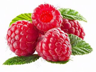 树莓水果摄影图免抠