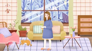 小雪传统24节气海报模板362