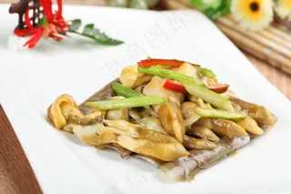 清炒笋干竹笋美食