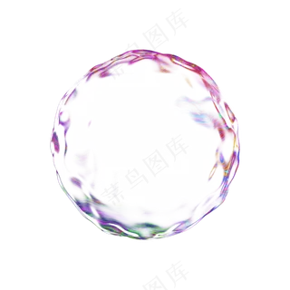 彩色气泡透明31无背景免扣元素