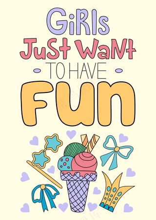 可爱趣味雪糕 蝴蝶结小揪揪 皇冠爱心