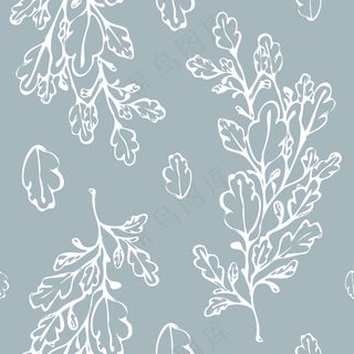 植物森系底纹