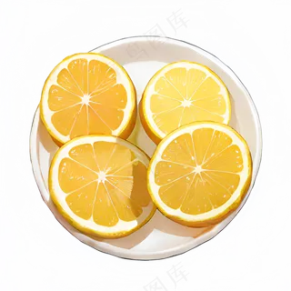 金色橙子水果素材2