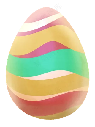小清新风格复活节彩蛋