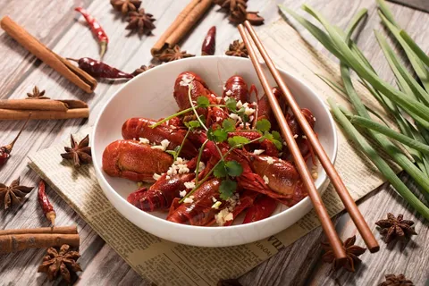 麻辣小龙虾美食