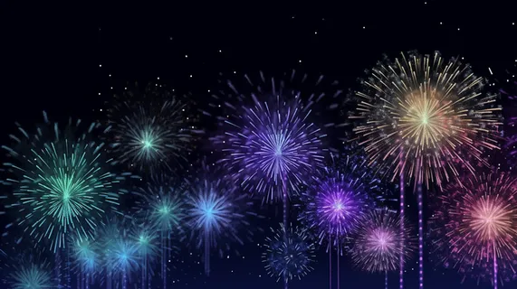 烟花五颜六色的烟花庆典新年节日暮色的天空背景摄影图 烟花五颜六色的烟花庆典新年节日暮色的天空背景摄影图