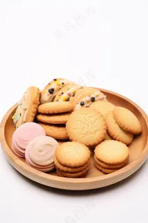 饼干酥脆下午茶美味零食美食摄影图