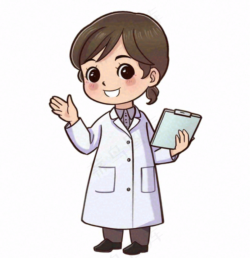 医生医疗医务工作者人物卡通插画免抠