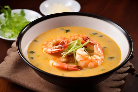 养生大虾高汤美食 养生大虾高汤美食