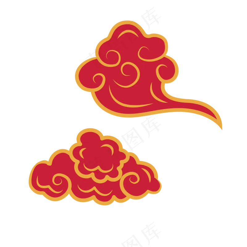中国风祥云80免扣素材