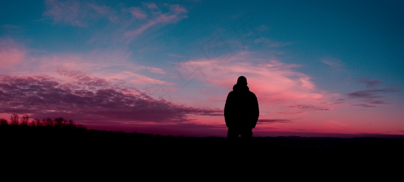 夕阳晚霞图片