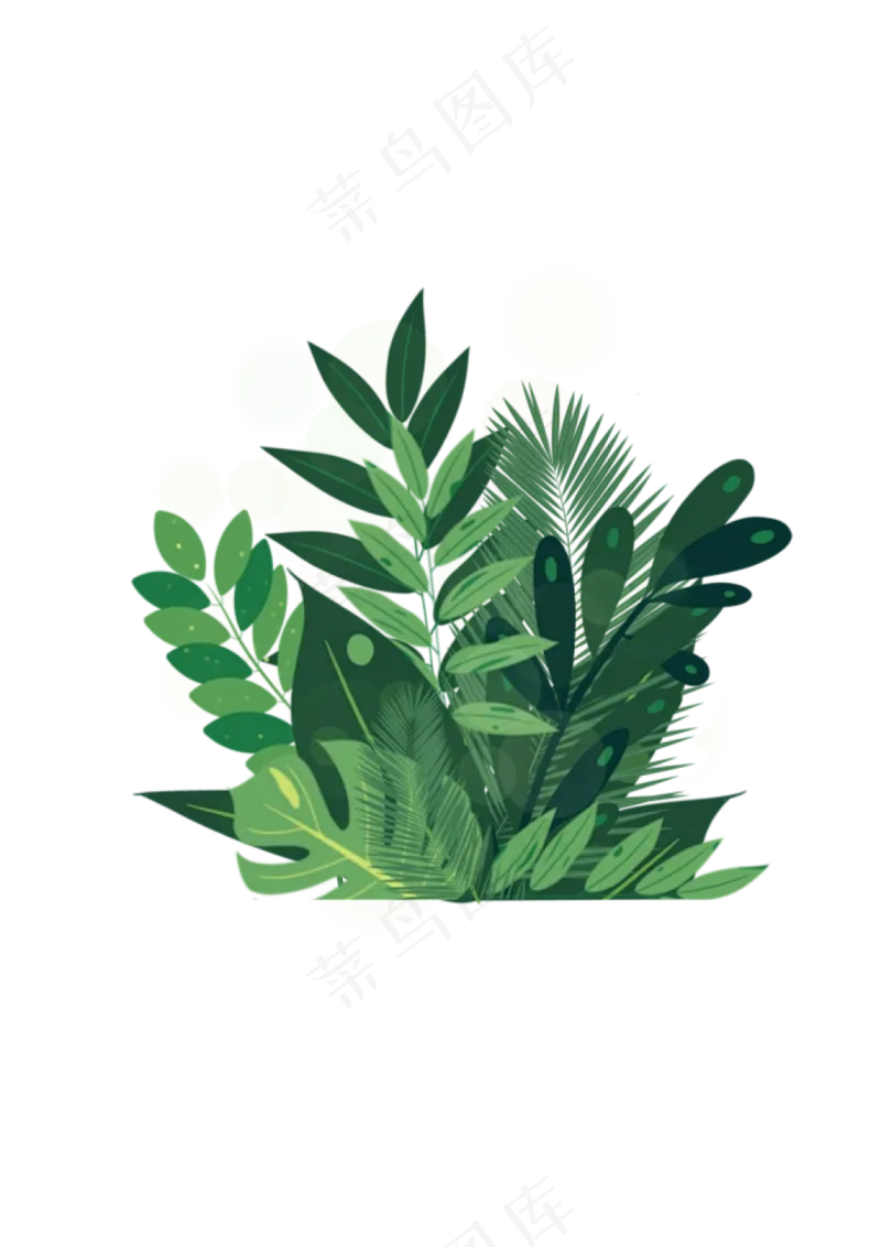 又一春植物素材psd模版下载