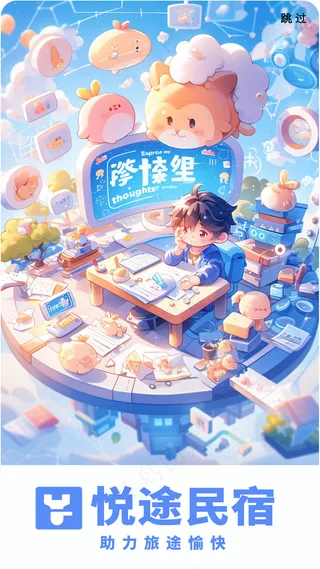 3D视觉民宿闪屏页