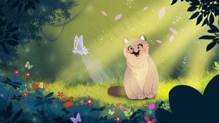 森系27浪漫海报背景