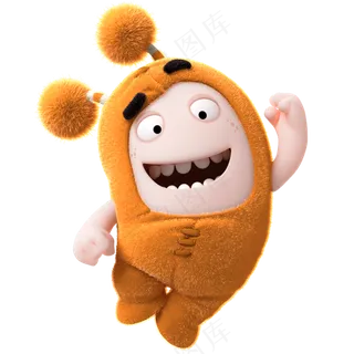 免抠打招呼的卡通人物