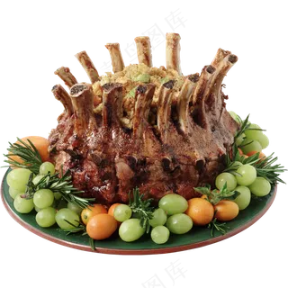 免抠烤羊排素材