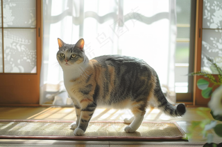 猫咪宠物猫可爱动物摄影图