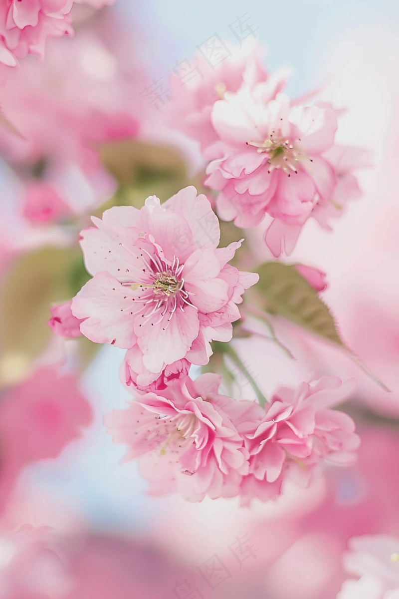 春日樱花花朵摄影图(2688x4032)