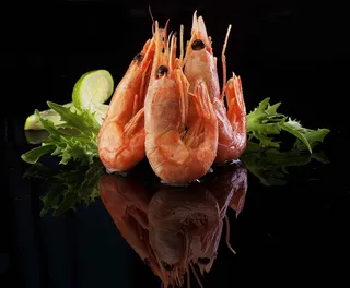 大虾基围虾美食