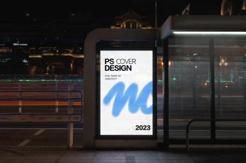 地铁站车站广告牌灯箱样机11样机