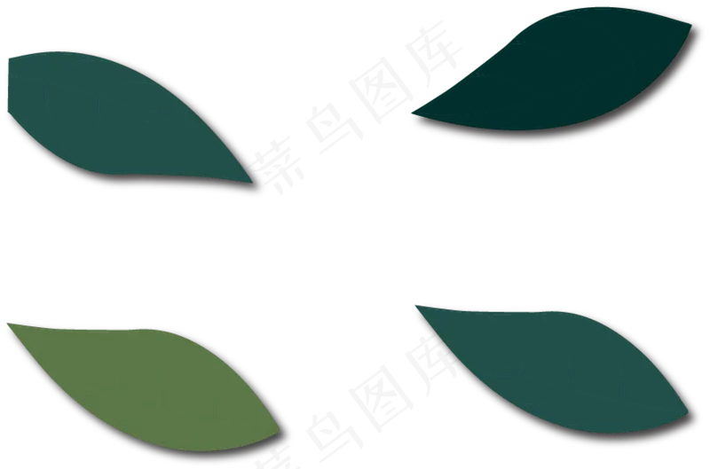 树叶免扣素材