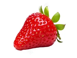 新鲜草莓红色免抠