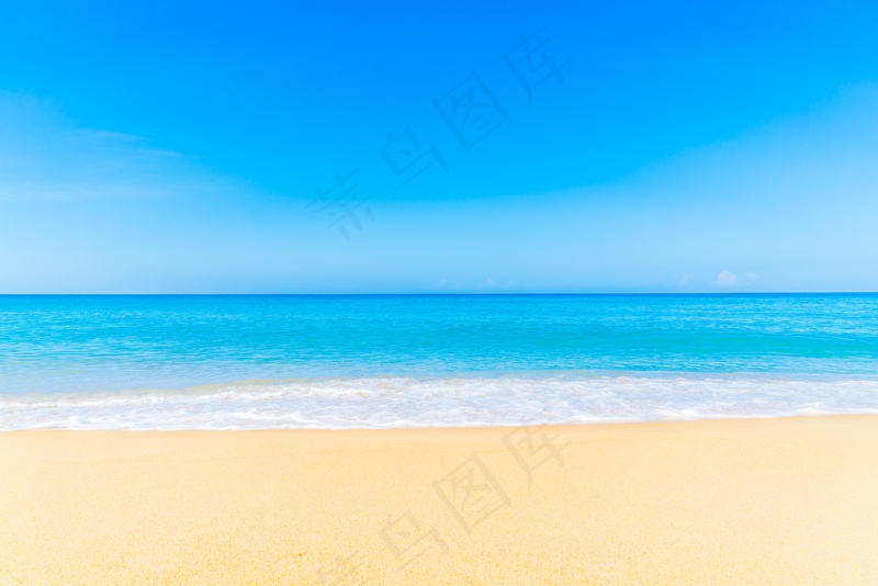 大海沙滩图片